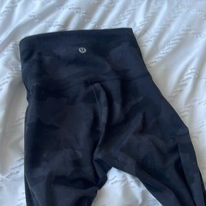 Black camo Lululemon leggings